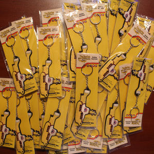 25 The Beatles Yellow Submarine Rubber Keychains